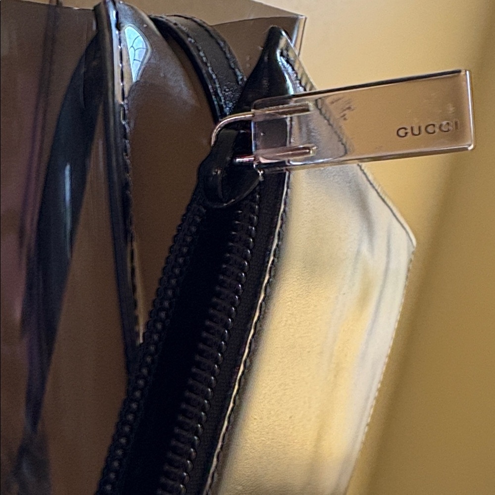 Gucci Transparent Tote with Matching Pouch - Picture 2 of 9